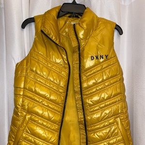 DKNY Sport Women’s Vest Gold Yellow